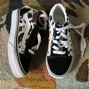 Kids Vans Old Skool cow print size 1